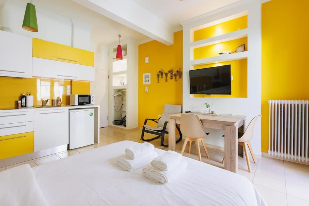 Relaxing Studio In Athens City Center Exterior photo